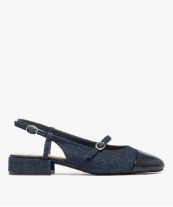 ESCARPIN FEC CAVUZ BLEU FO